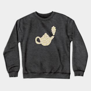 Tea Shirt - Green & Floral Crewneck Sweatshirt